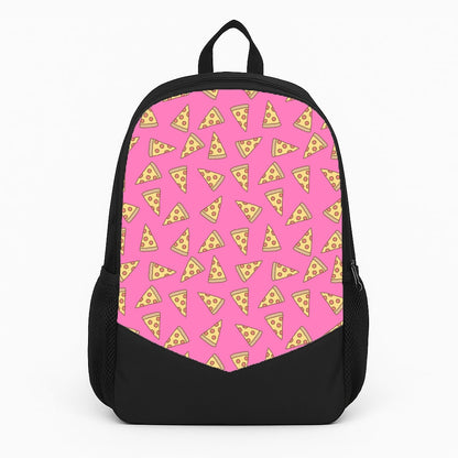 Pizza Pattern Large Backpack