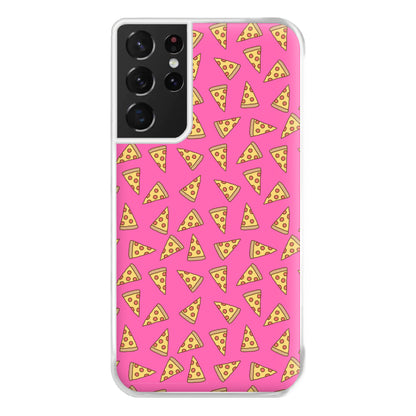 Pizza Pattern Phone Case for Galaxy S21 Ultra