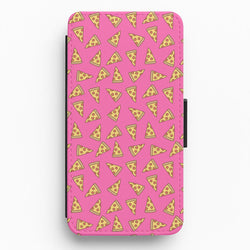 Pizza Pattern Flip / Wallet Phone Case