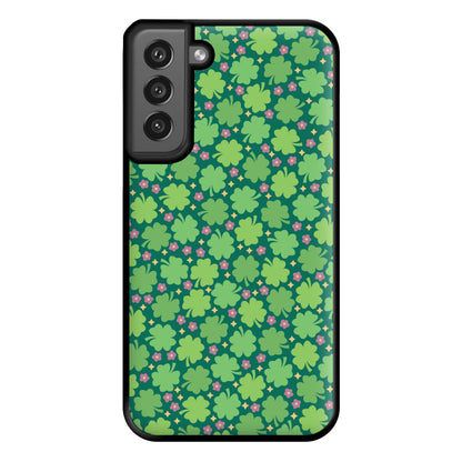 Clover Patterns - Foliage Phone Case for Galaxy S21FE