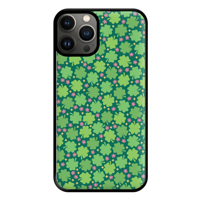 Clover Patterns - Foliage Phone Case for iPhone 11 Pro Max