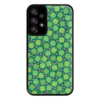 Clover Patterns - Foliage Phone Case for Galaxy A33