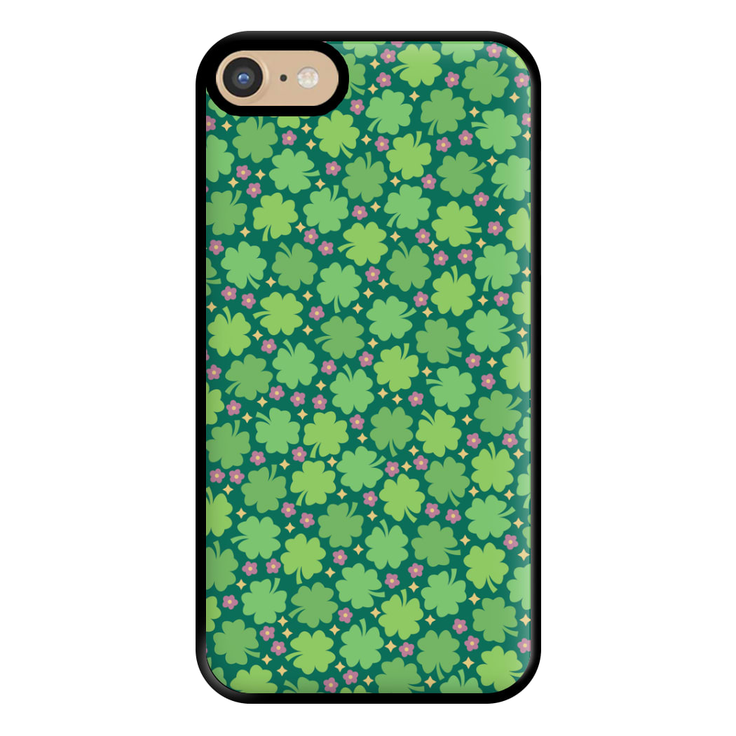 Clover Patterns - Foliage Phone Case for iPhone 6 / 7 / 8 / SE