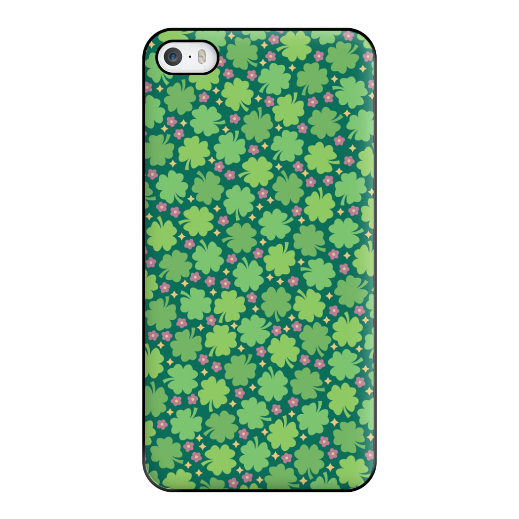 Clover Patterns - Foliage Phone Case for iPhone 5 / 5s / SE 2016