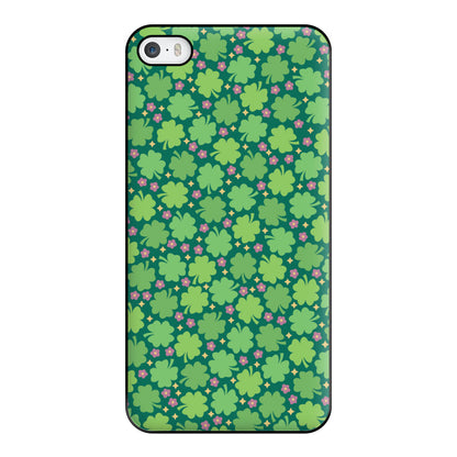 Clover Patterns - Foliage Phone Case for iPhone 5 / 5s / SE 2016