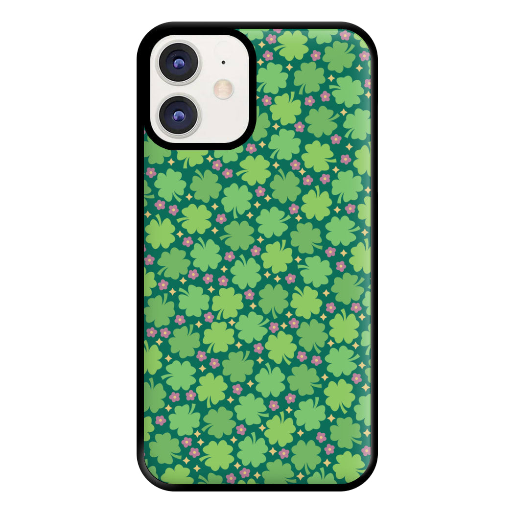 Clover Patterns - Foliage Phone Case for iPhone 11