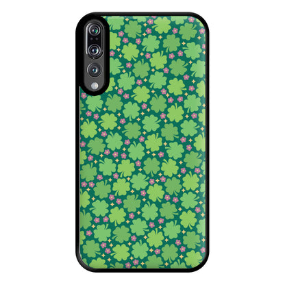 Clover Patterns - Foliage Phone Case for Huawei P20 Pro