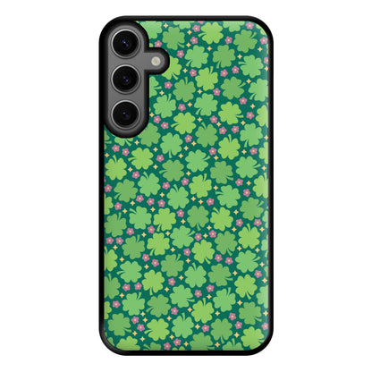 Clover Patterns - Foliage Phone Case for Galaxy S23FE