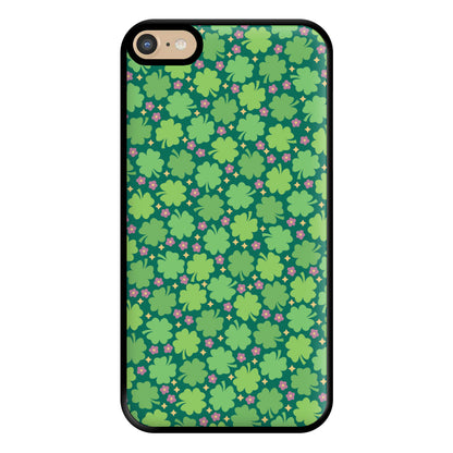 Clover Patterns - Foliage Phone Case for iPhone 6 Plus / 7 Plus / 8 Plus