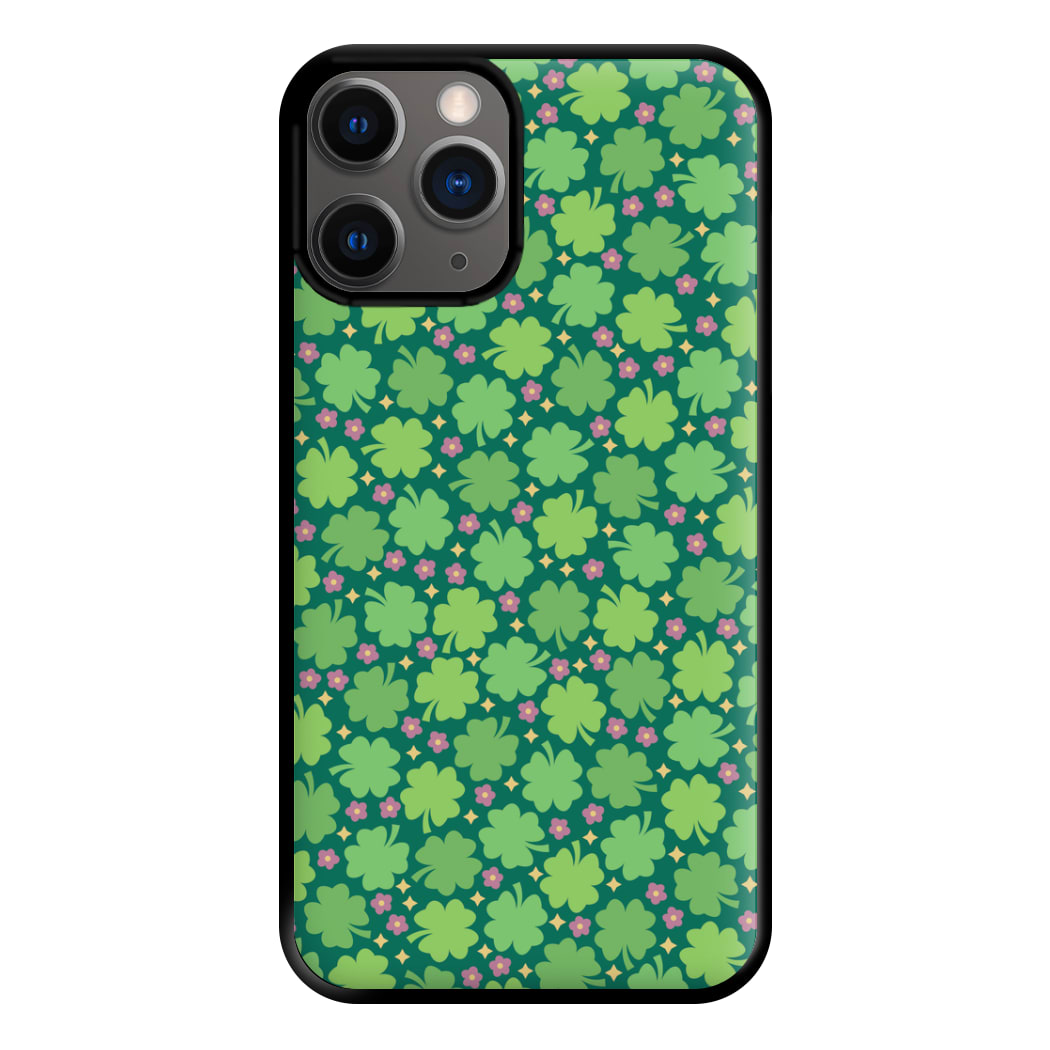 Clover Patterns - Foliage Phone Case for iPhone 12 Pro Max