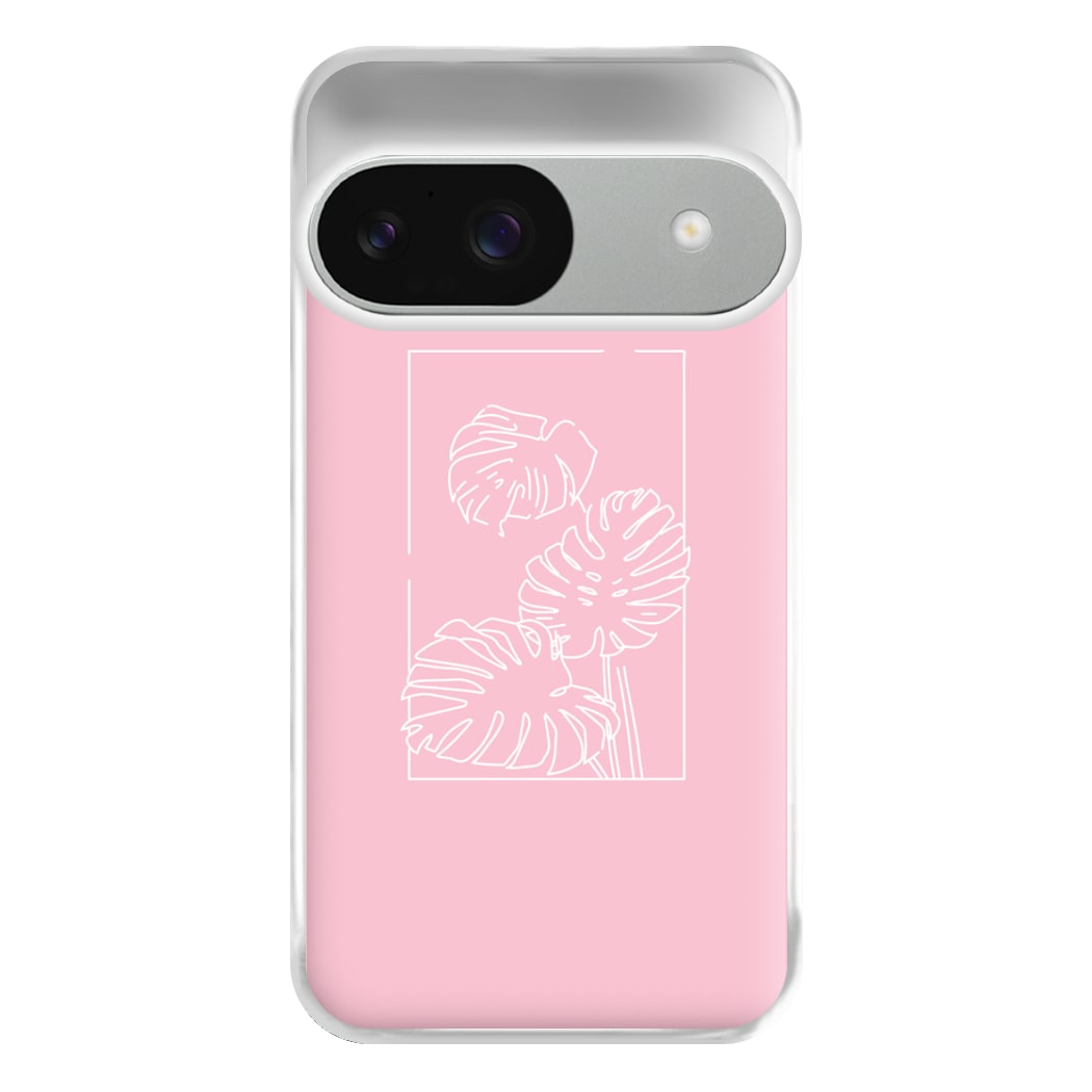 Pink Leaf - Foliage Phone Case for Google Pixel 9 / 9 Pro