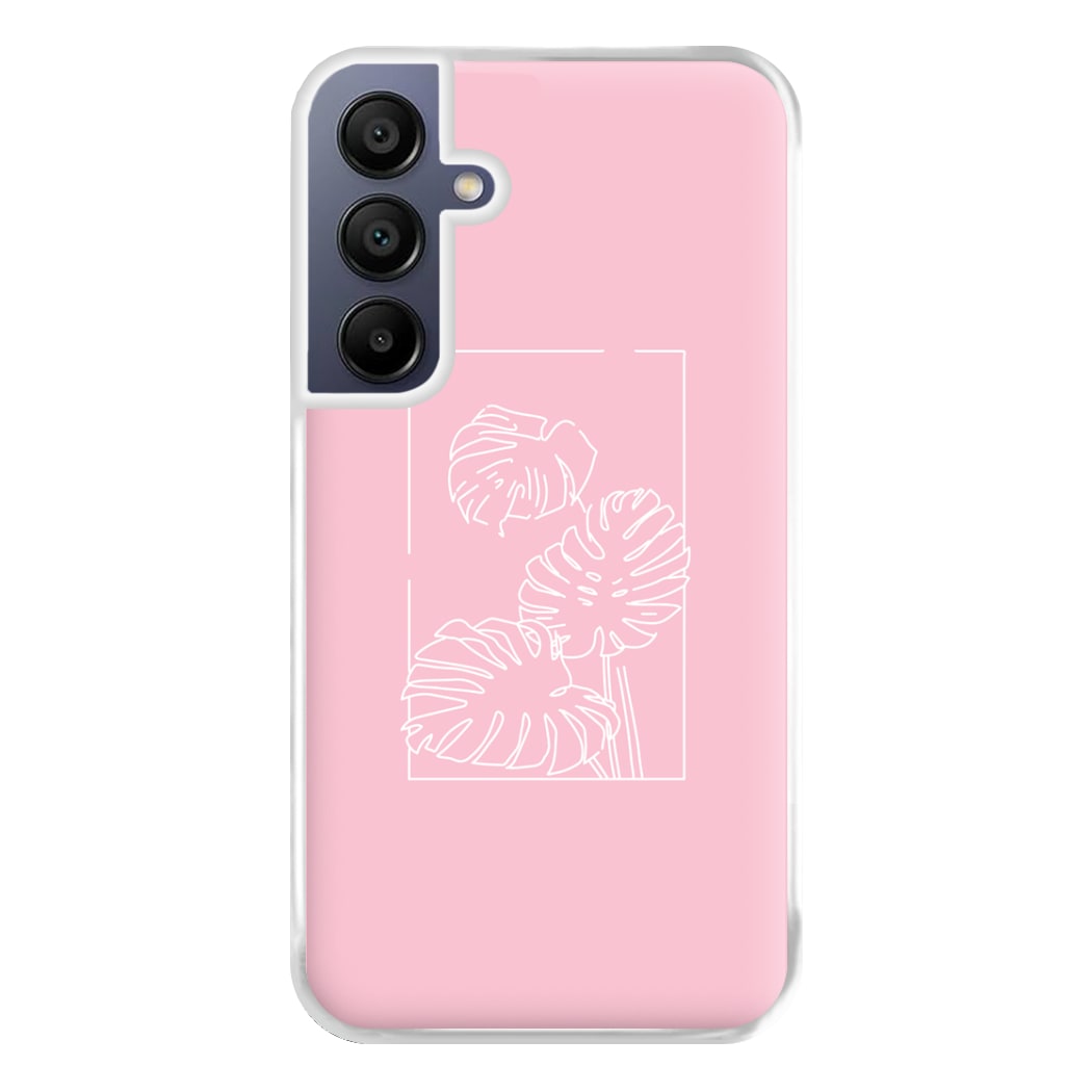 Pink Leaf - Foliage Phone Case for Galaxy A16