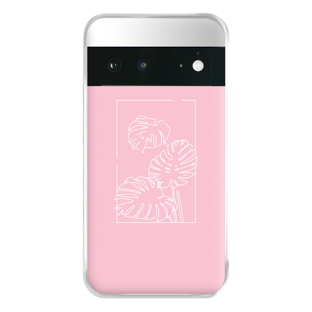 Pink Leaf - Foliage Phone Case for Google Pixel 6a