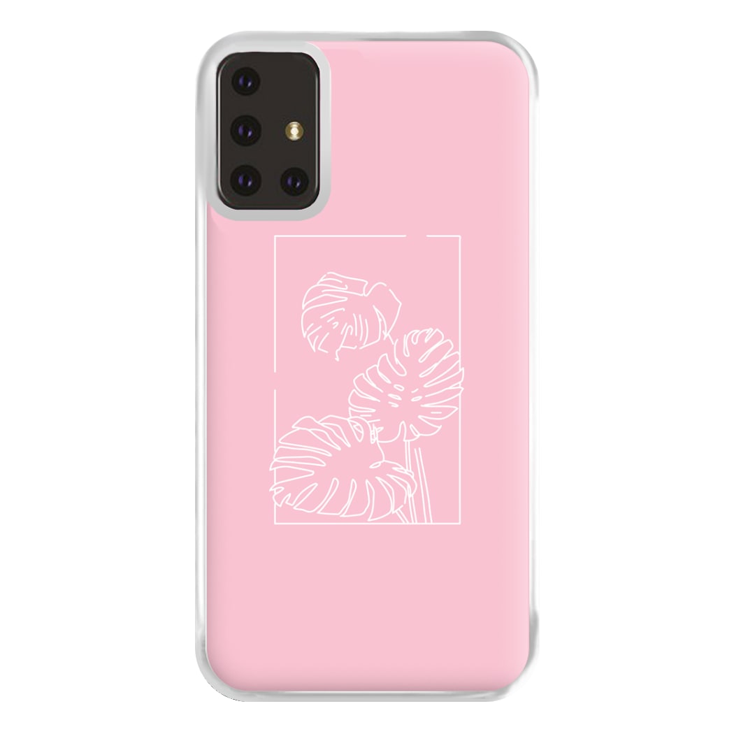 Pink Leaf - Foliage Phone Case for Galaxy A71