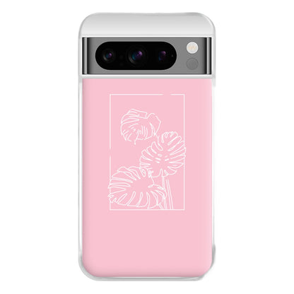 Pink Leaf - Foliage Phone Case for Google Pixel 8 Pro