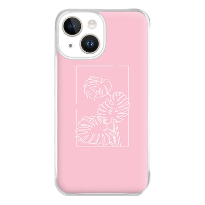 Pink Leaf - Foliage Phone Case for iPhone 14