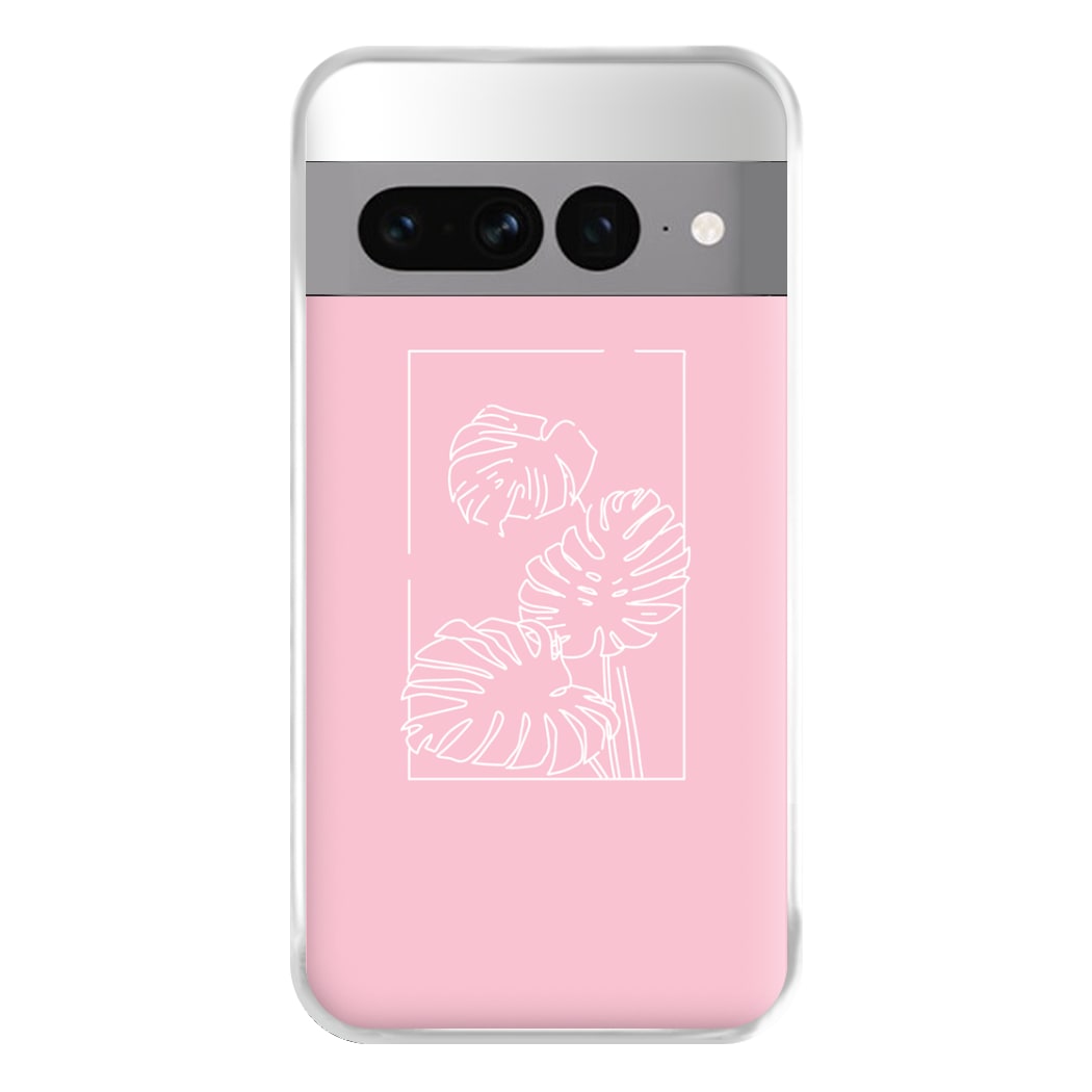 Pink Leaf - Foliage Phone Case for Google Pixel 7 Pro