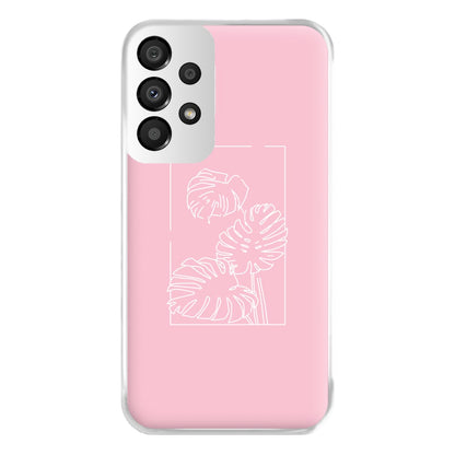 Pink Leaf - Foliage Phone Case for Galaxy A33