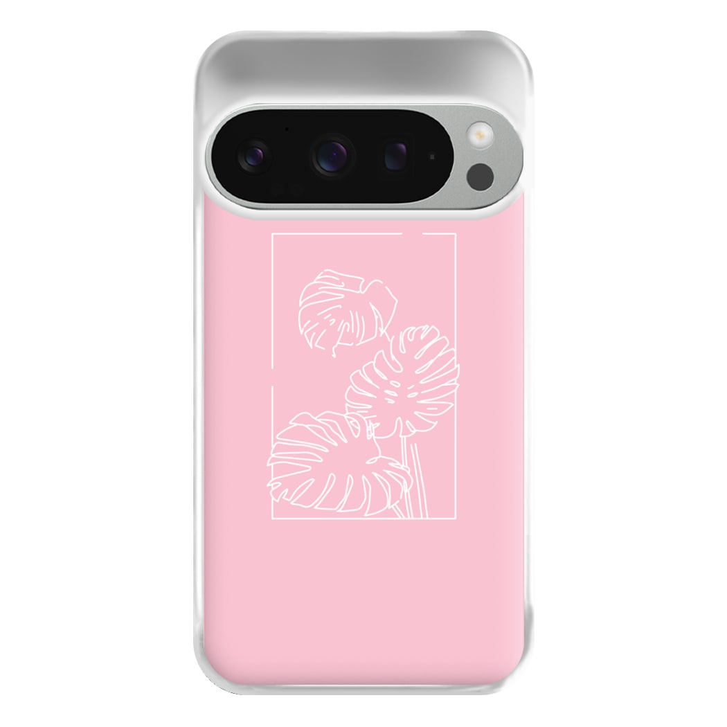 Pink Leaf - Foliage Phone Case for Google Pixel 9 Pro XL