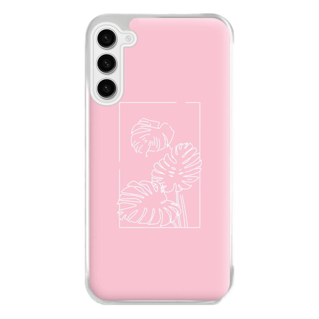 Pink Leaf - Foliage Phone Case for Galaxy S23FE