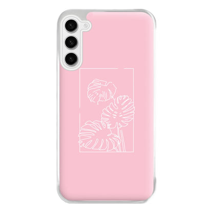 Pink Leaf - Foliage Phone Case for Galaxy S23FE