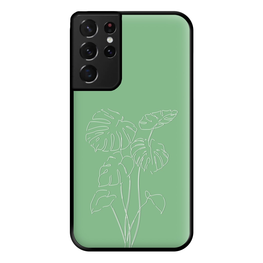 Aesthetic Leaf - Foliage Phone Case for Galaxy S21 Ultra