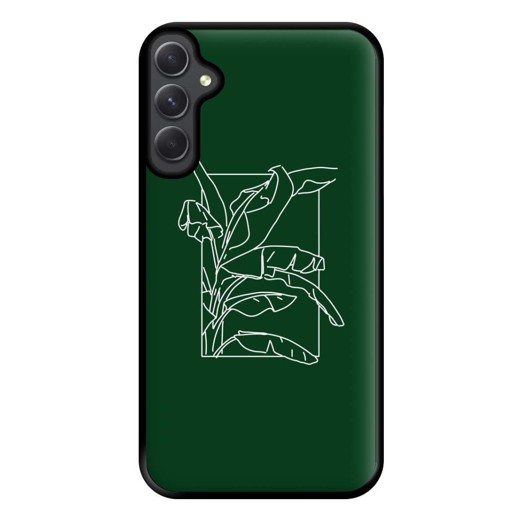 Green Leaf - Foliage Phone Case for Galaxy A14