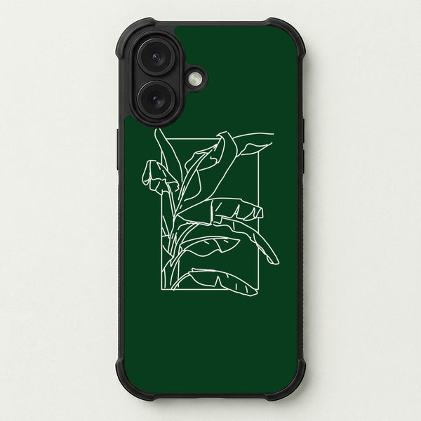 Green Leaf - Foliage Phone Case — Bumper case