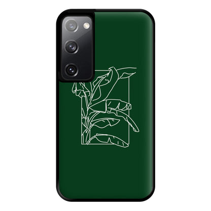 Green Leaf - Foliage Phone Case for Galaxy S20