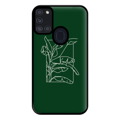 Green Leaf - Foliage Phone Case for Galaxy A21s