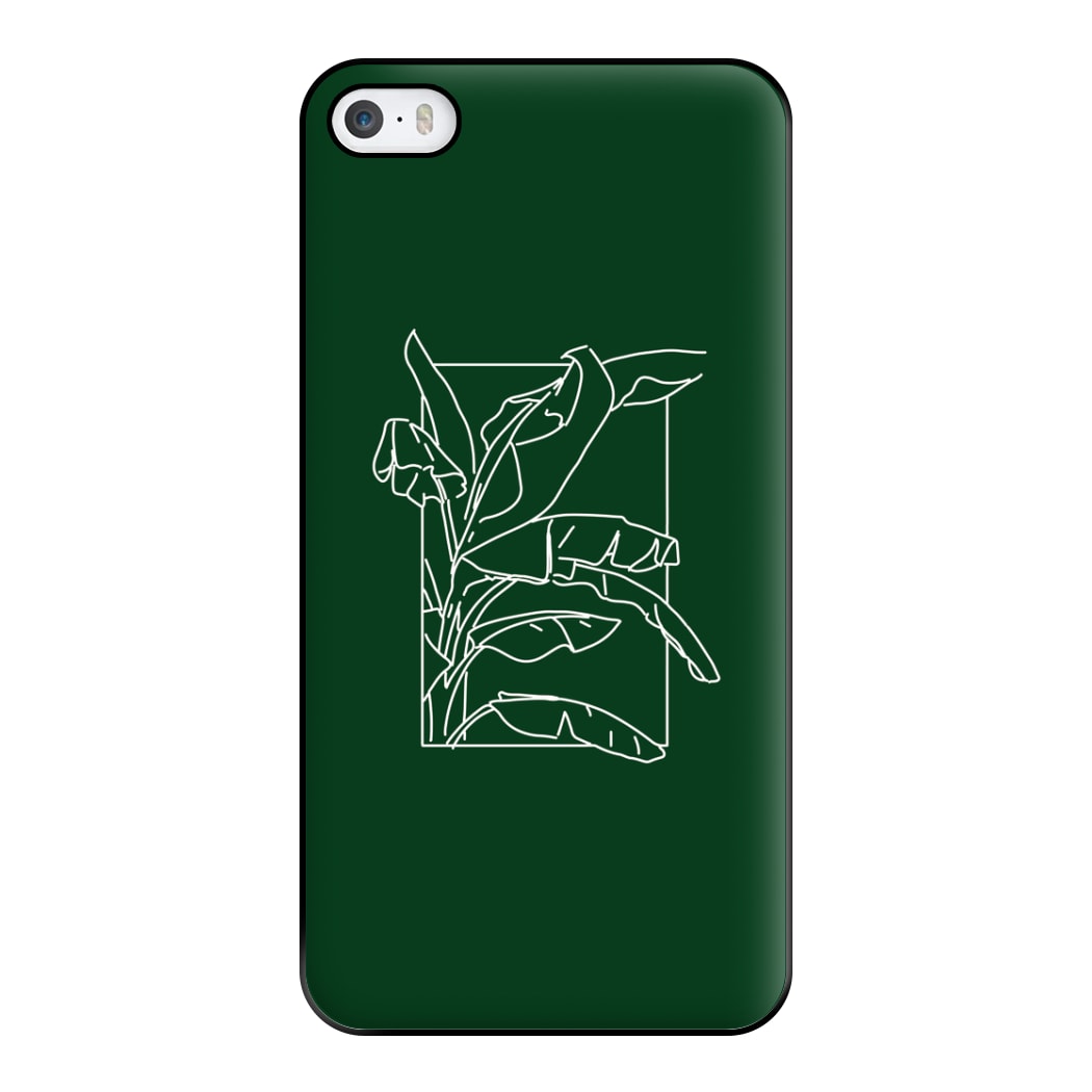 Green Leaf - Foliage Phone Case for iPhone 5 / 5s / SE 2016