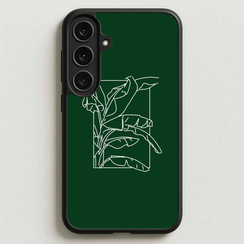 Green Leaf - Foliage Phone Case for Galaxy S25FE