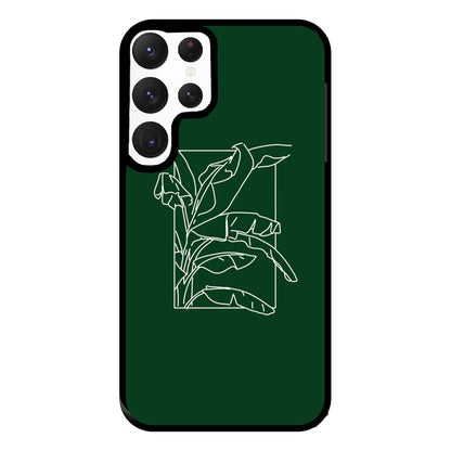 Green Leaf - Foliage Phone Case for Galaxy S22 Ultra