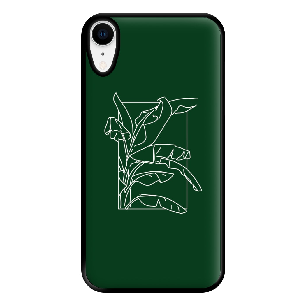 Green Leaf - Foliage Phone Case for iPhone XR