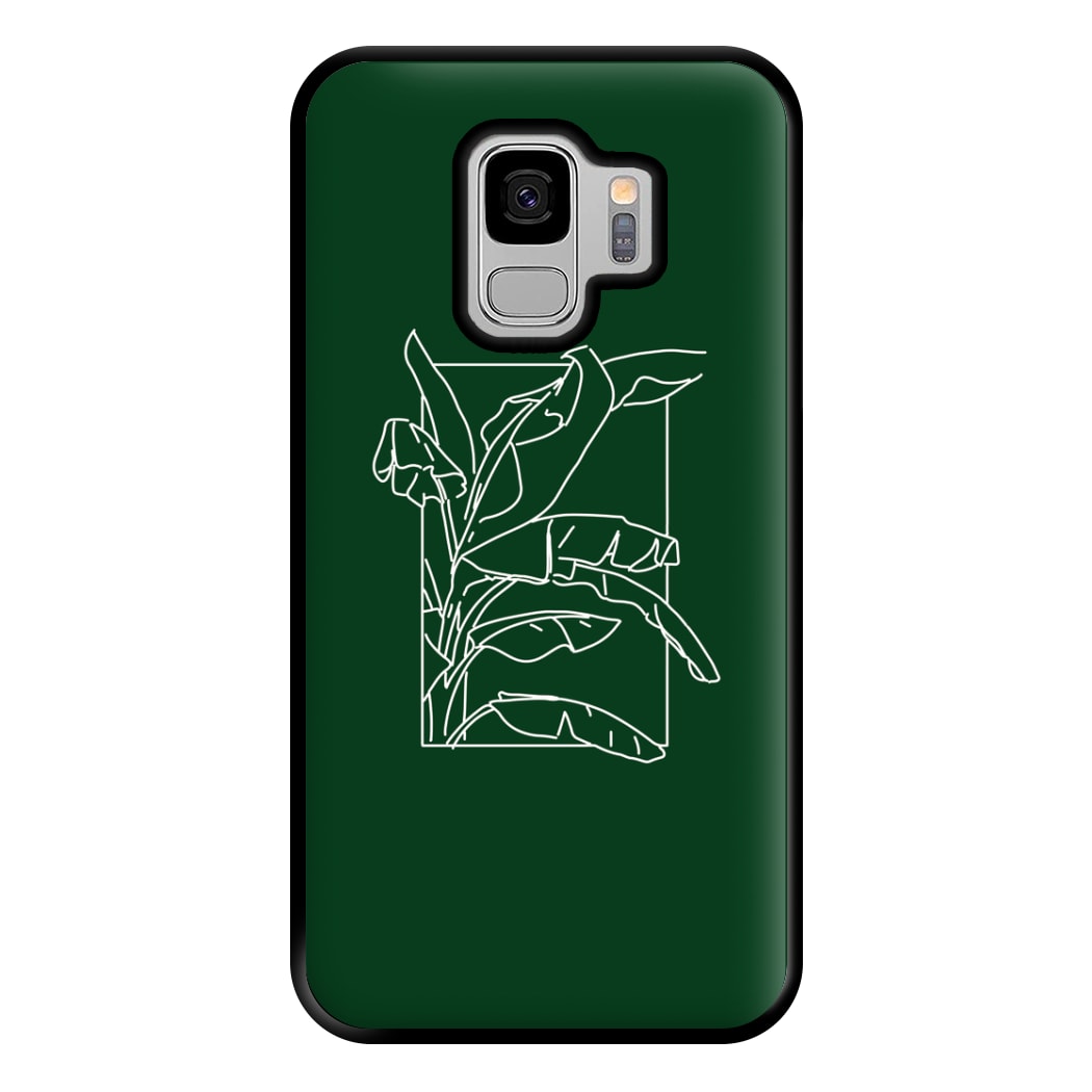 Green Leaf - Foliage Phone Case for Galaxy S9 Plus