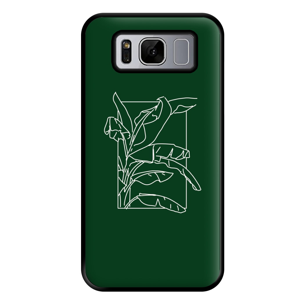 Green Leaf - Foliage Phone Case for Galaxy S8 Plus