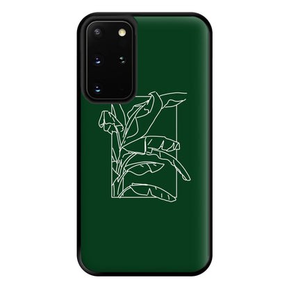 Green Leaf - Foliage Phone Case for Galaxy S20 Plus