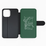 Green Leaf - Foliage Flip / Wallet Phone Case 2