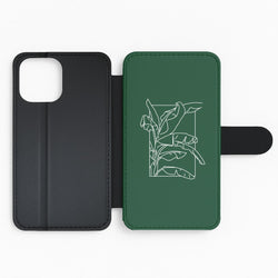Green Leaf - Foliage Flip Phone Case