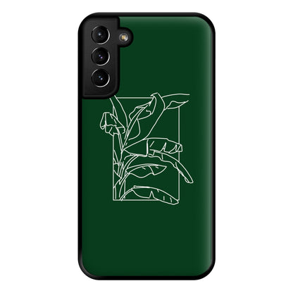 Green Leaf - Foliage Phone Case for Galaxy S21 Plus