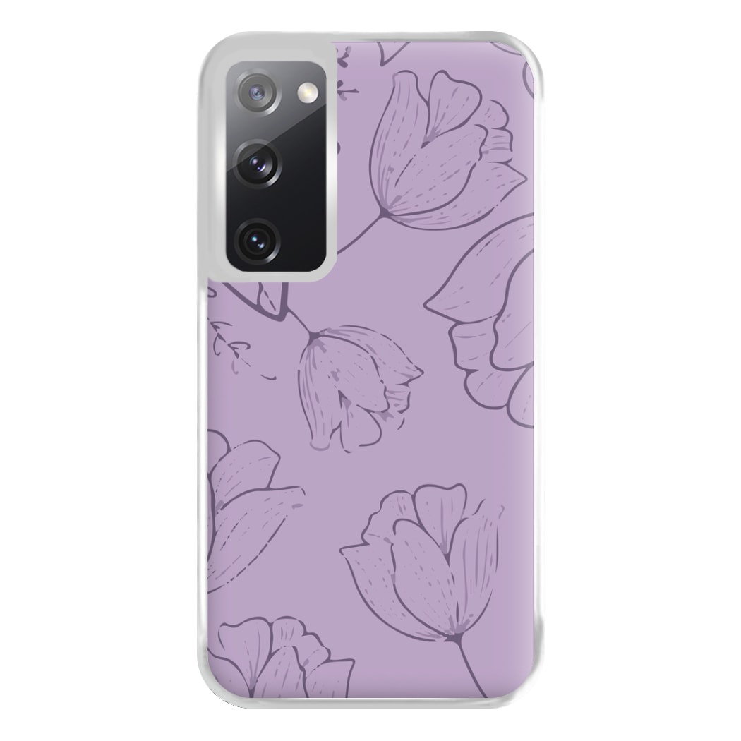 Tulips - Foliage Phone Case for Galaxy S20FE