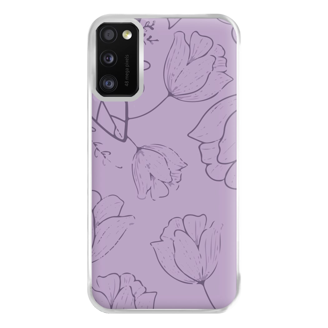 Tulips - Foliage Phone Case for Galaxy A41