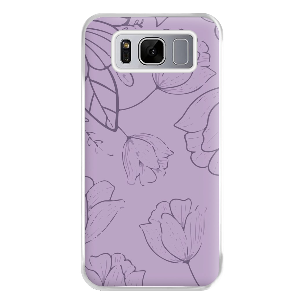 Tulips - Foliage Phone Case for Galaxy S8 Plus