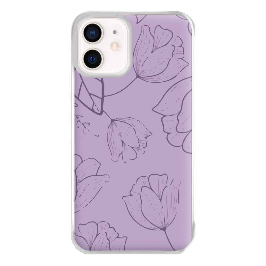 Tulips - Foliage Phone Case for iPhone 12 Mini