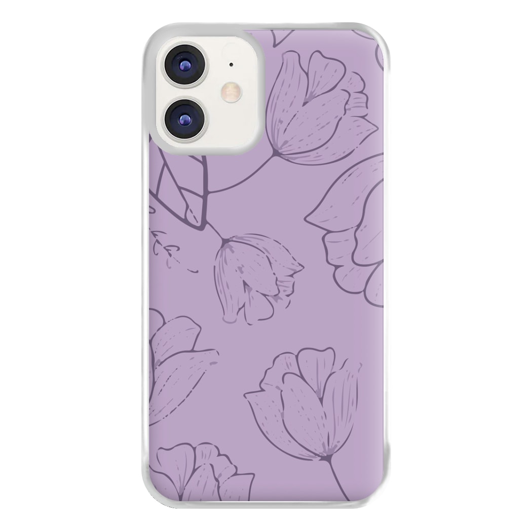 Tulips - Foliage Phone Case for iPhone 11