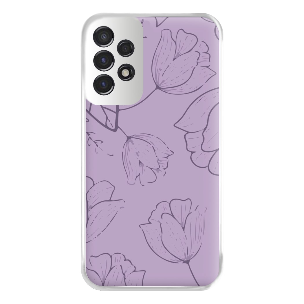 Tulips - Foliage Phone Case for Galaxy A53