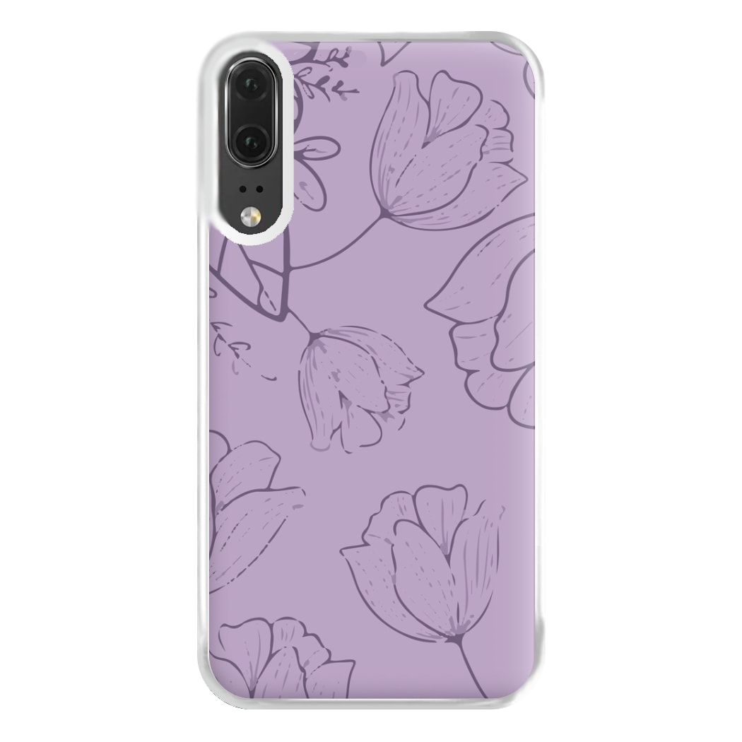 Tulips - Foliage Phone Case for Huawei P20