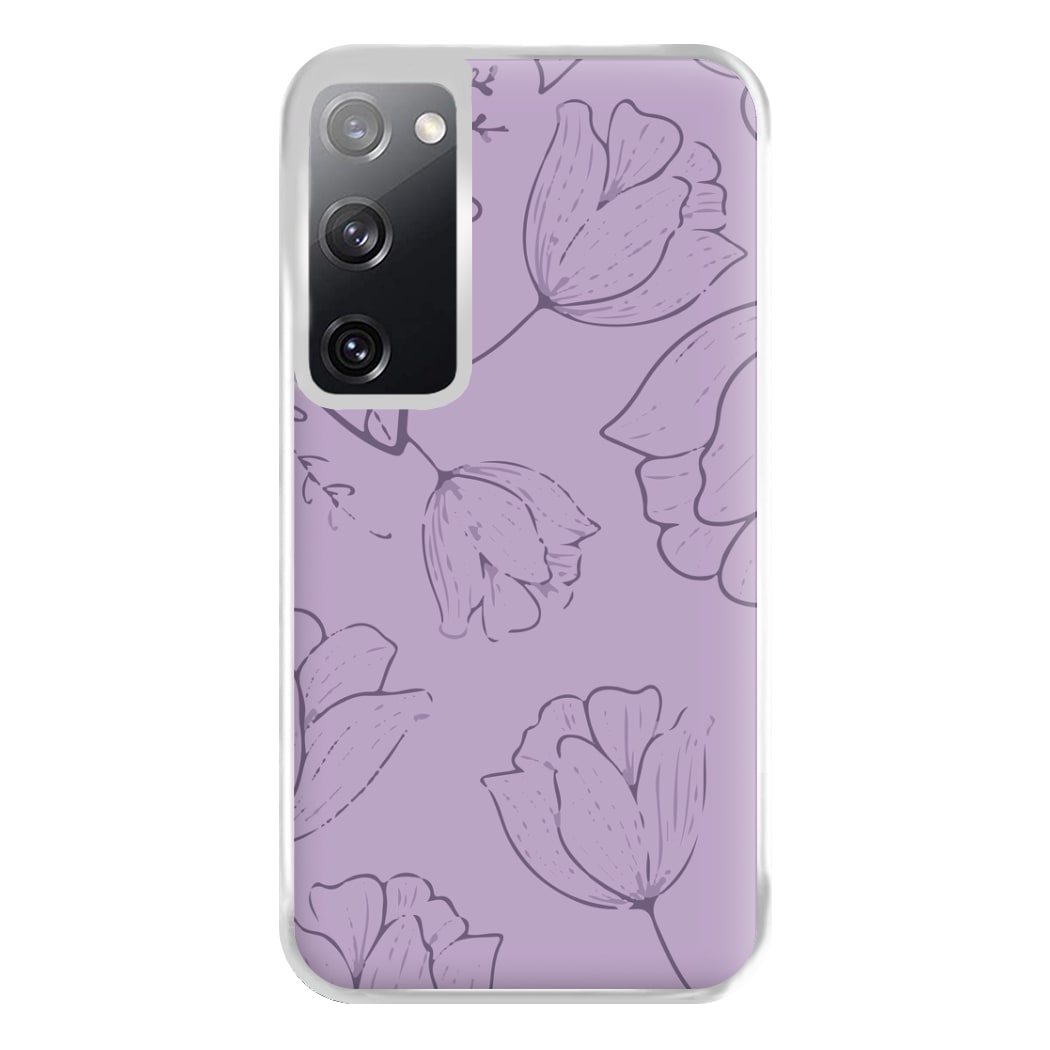 Tulips - Foliage Phone Case for Galaxy S20