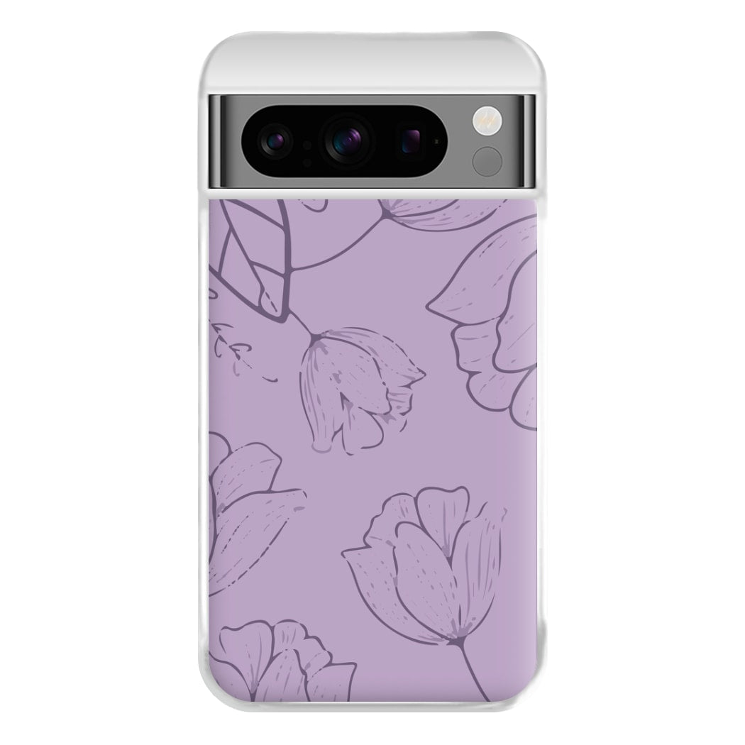 Tulips - Foliage Phone Case for Google Pixel 8 Pro