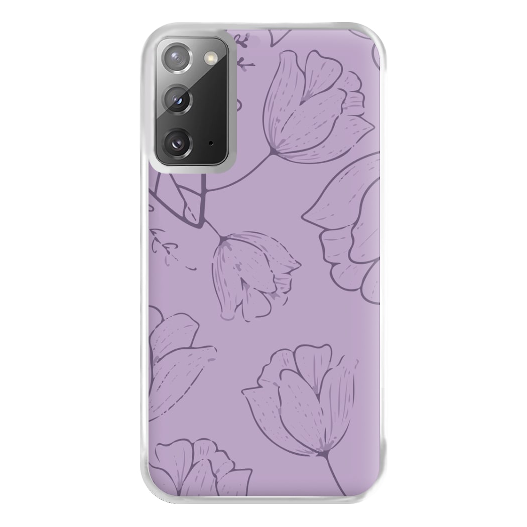 Tulips - Foliage Phone Case for Galaxy Note 20 Ultra